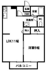 サンライフ植松Aの物件間取画像